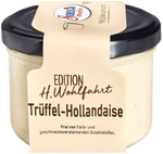 Trüffel-Hollandaise Soße im Glas;  scheck-in