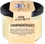 Champagner Soße im Glas;  scheck-in