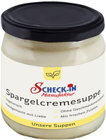 Spargelcremesuppe von der Scheck-in Manufaktur